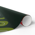 Joy & Gifts Holiday Wrapping Paper Roll — Green Red Present Pattern