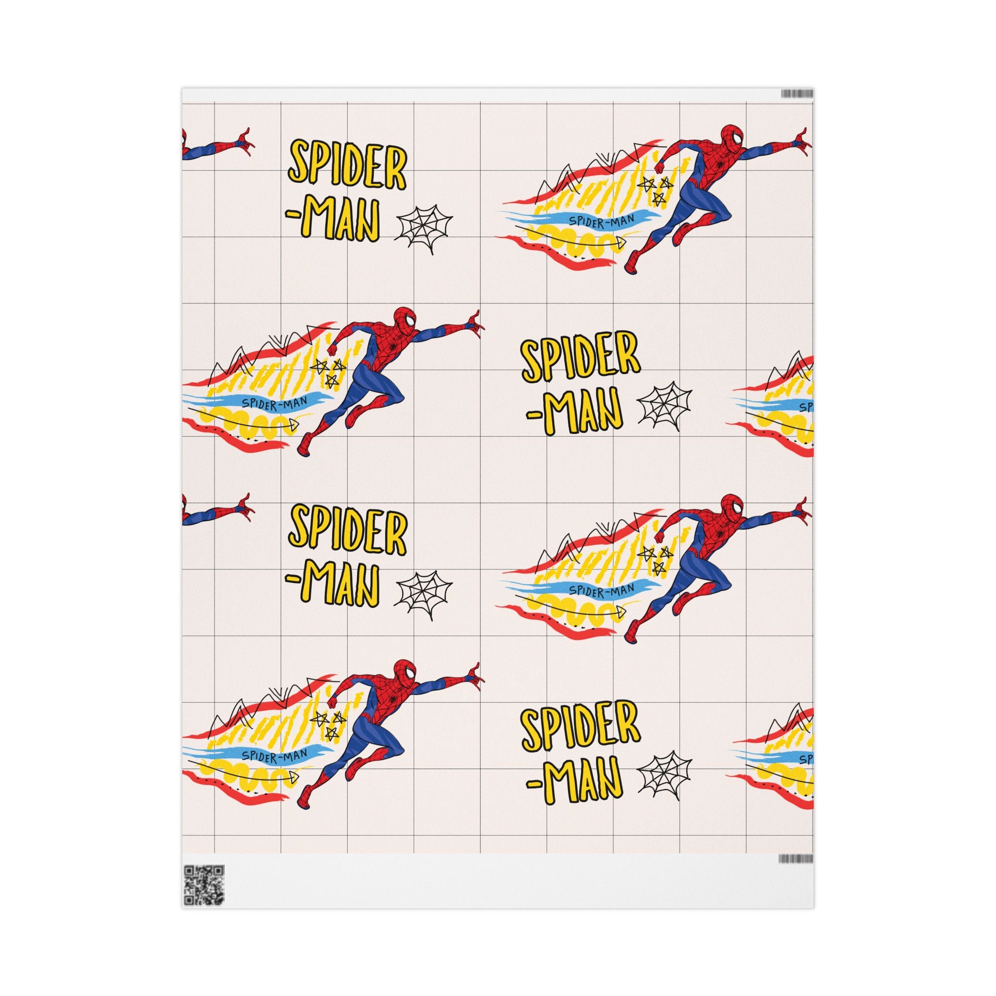 Spider-Man Comic Wrapping Paper — Retro Superhero Gift Wrap (Children’s Birthday, Marvel Fans)