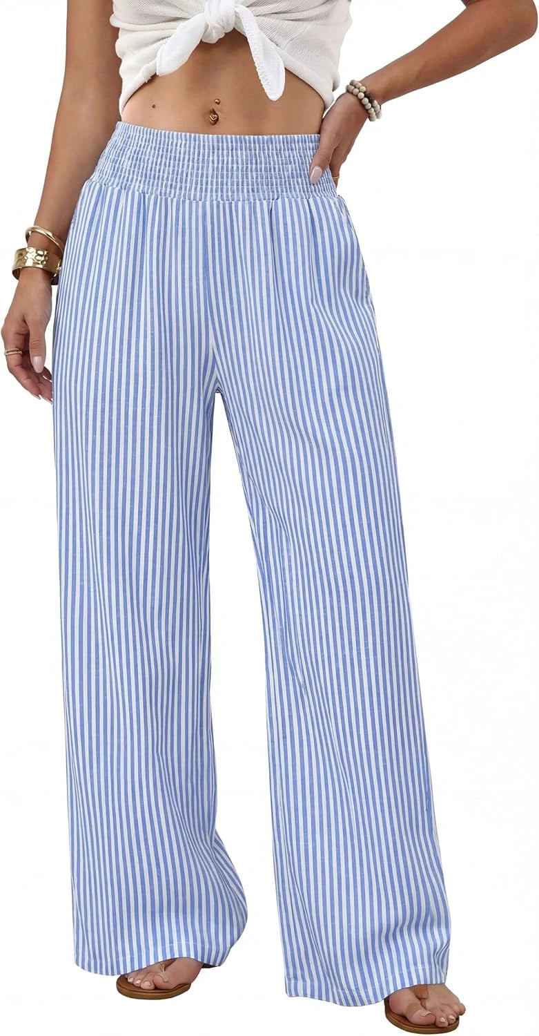 Sampeel Wide Leg Palazzo Trousers
