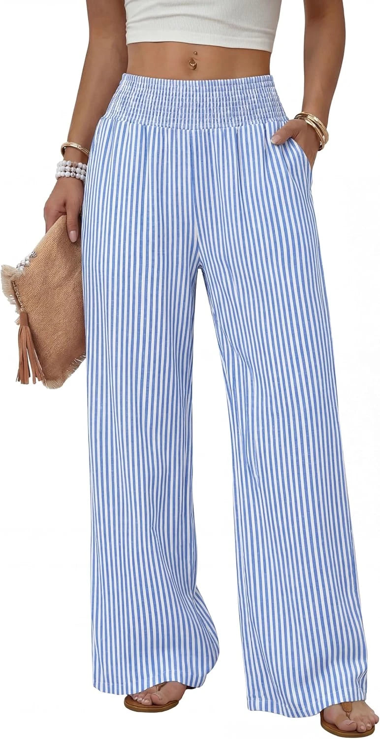 Sampeel Wide Leg Palazzo Trousers