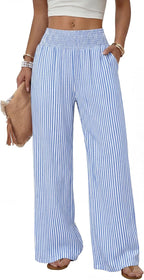 Sampeel Wide Leg Palazzo Trousers