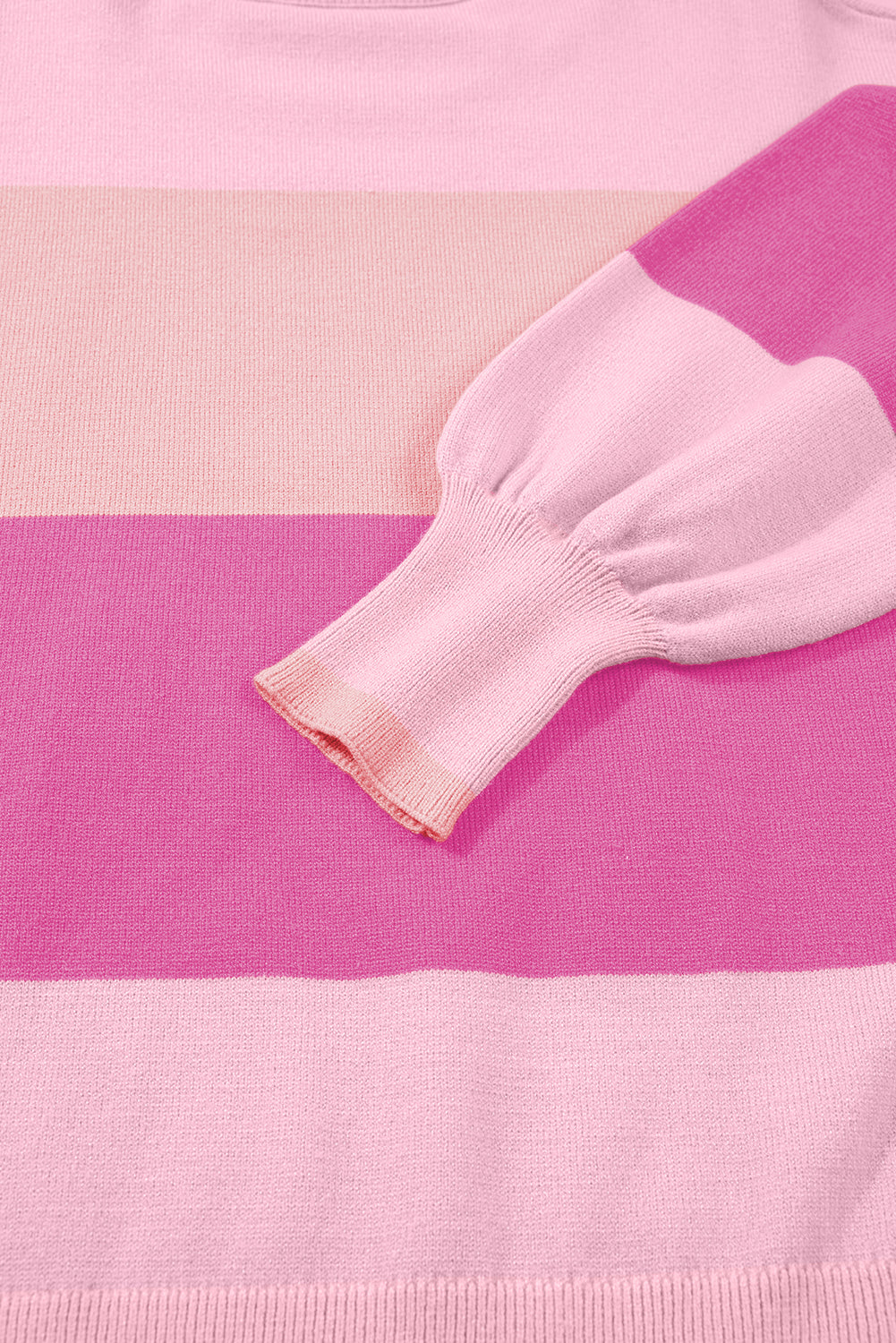 Green HOLLY JOLLY Sequined Colorblock Crew Neck Sweater