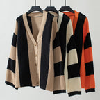 Halloween Contrasting Knitted Cardigan