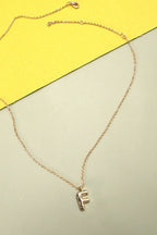 Bubble Balloon Personalized Initial Necklace