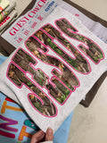Camo Jesus hot pink outline tee or sweatshirt