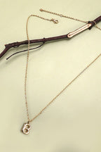 Bubble Balloon Personalized Initial Necklace