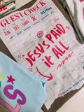Jesus paid it all guest check tee or sweatshirt