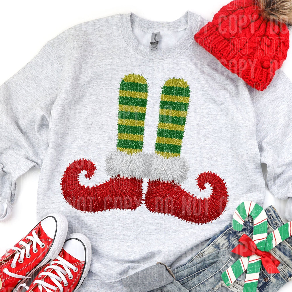 ELF faux yarn tee or sweatshirt