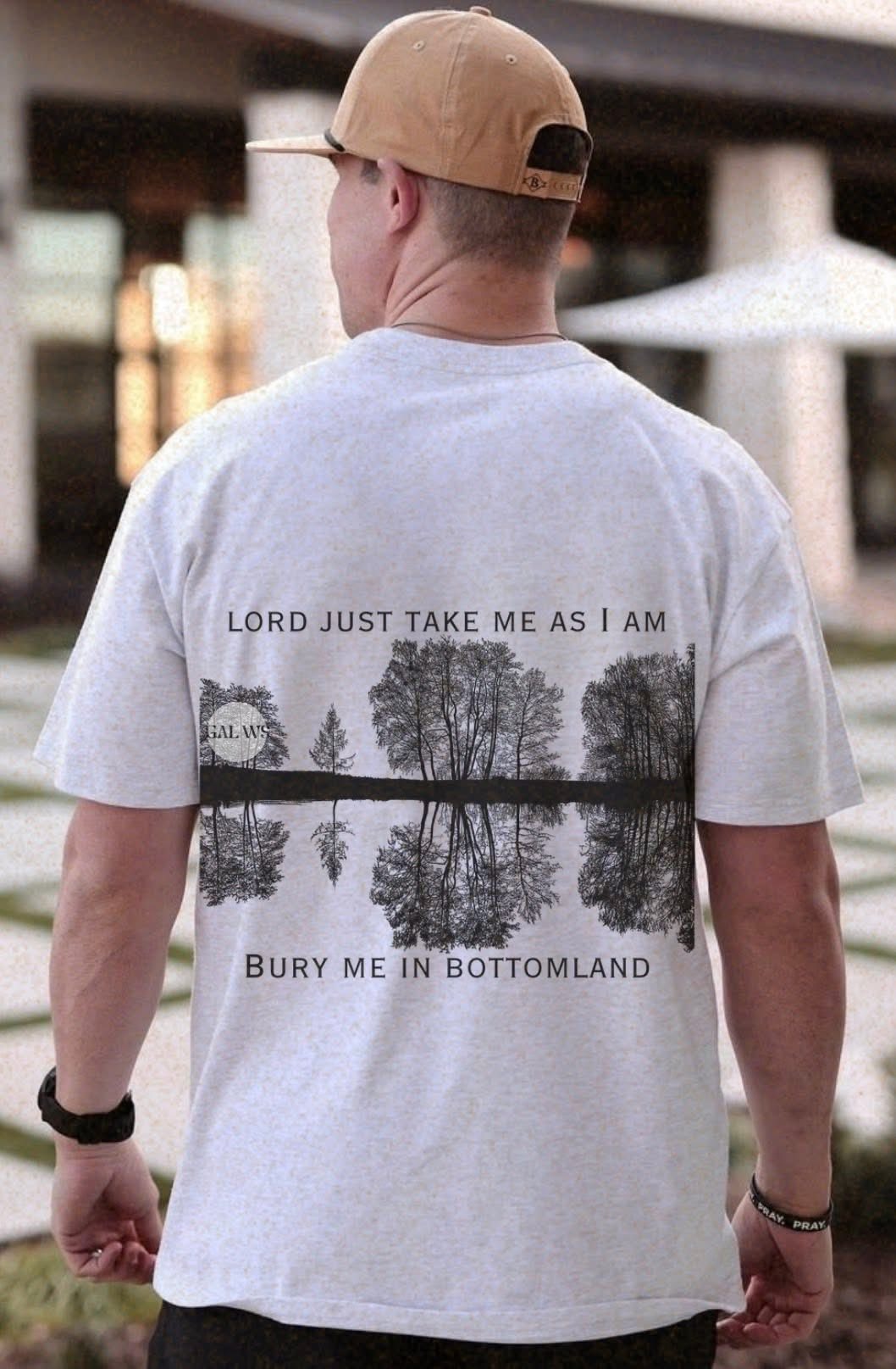 Lord just take me as I am front & back design tee or sweatshirt