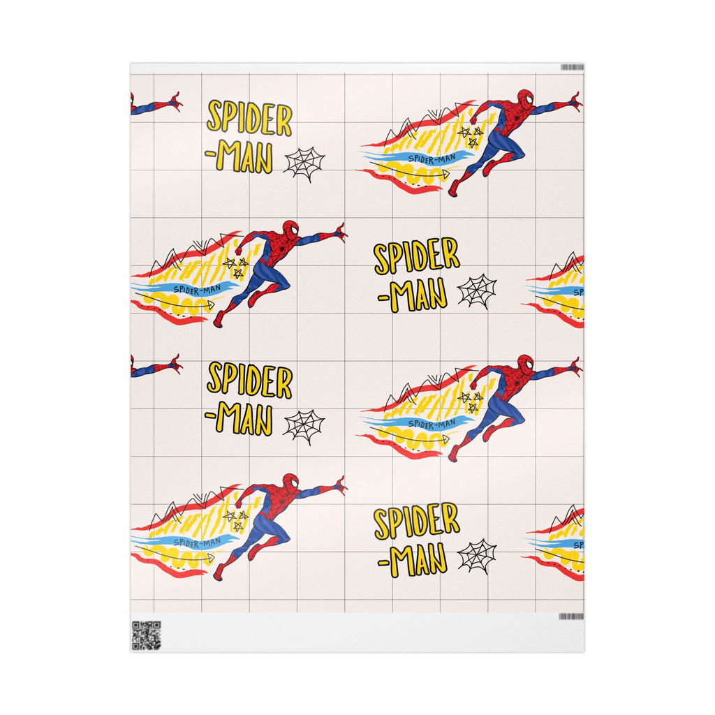 Spider-Man Comic Wrapping Paper — Retro Superhero Gift Wrap (Children’s Birthday, Marvel Fans)