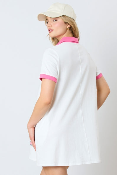 Preorder - Golf Cart Sequins Short Sleeve Dress