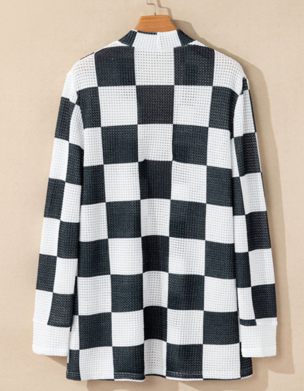 Checkered Cardigan