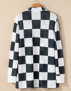 Checkered Cardigan