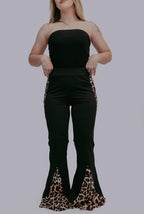 Leopard Flare Pants