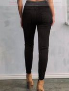 Solid Color High Waist Fit Jeggings