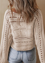 Knitted Crop Blouse
