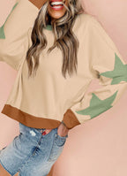 Parchment Star Oversized Sweater