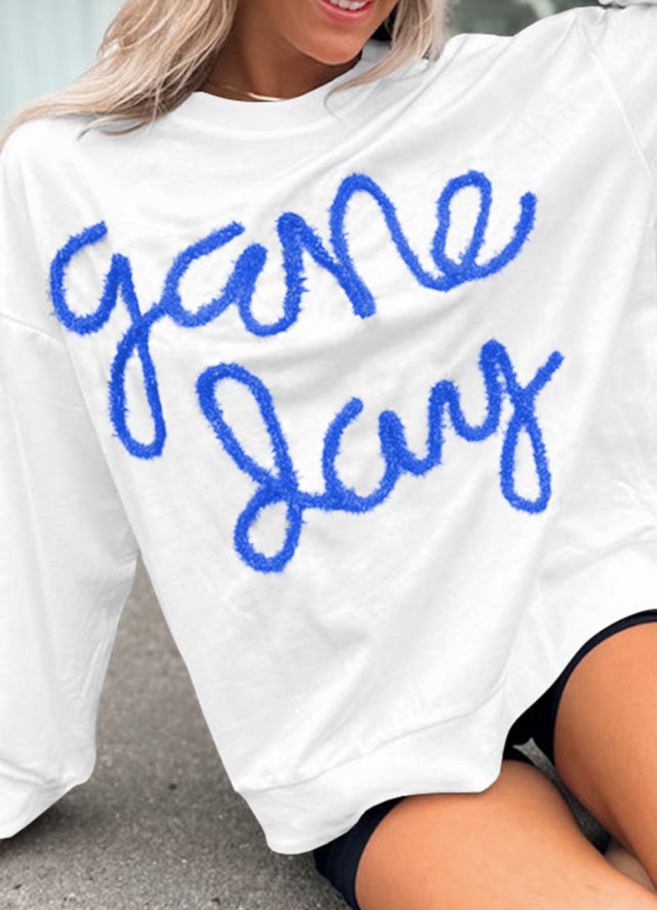 Tinsel Game Day Sweater