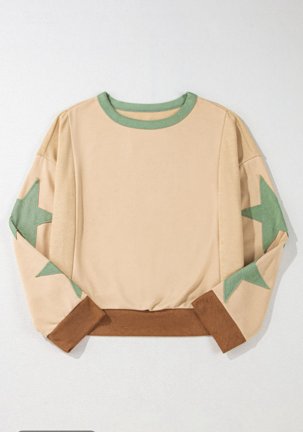 Parchment Star Oversized Sweater