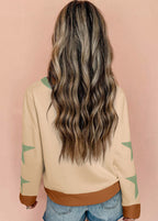 Parchment Star Oversized Sweater