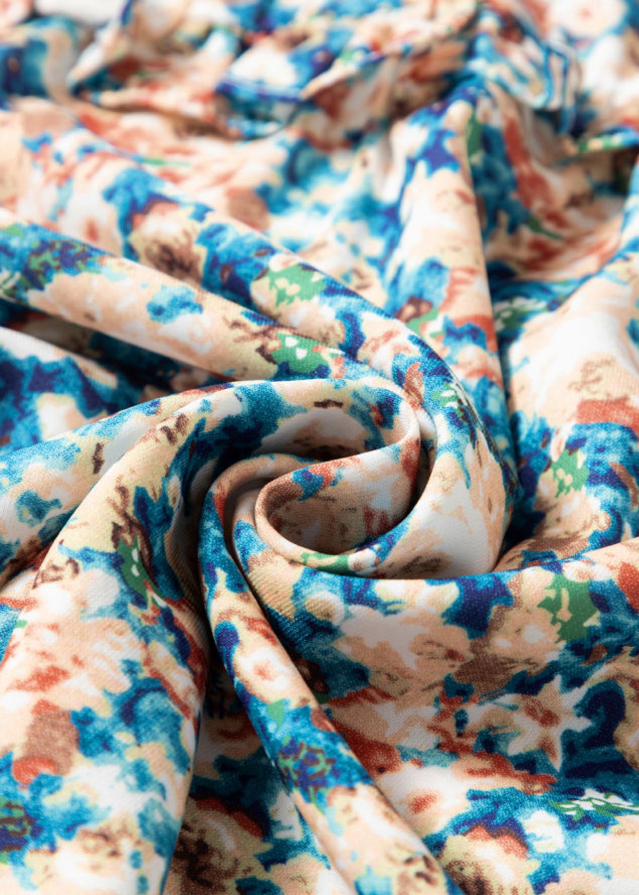 Sky Blue Floral Blouse