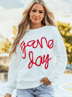 Tinsel Game Day Sweater