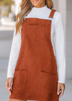 Corduroy Overall Dress