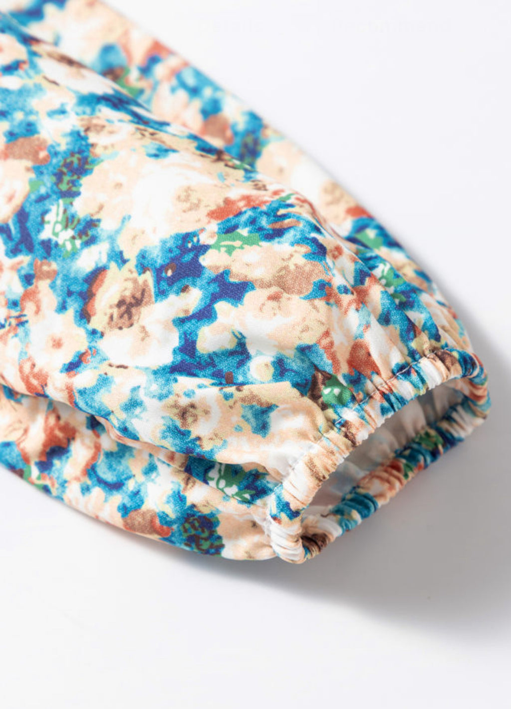 Sky Blue Floral Blouse