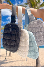 Quilted Puffer Belt Fanny Pack