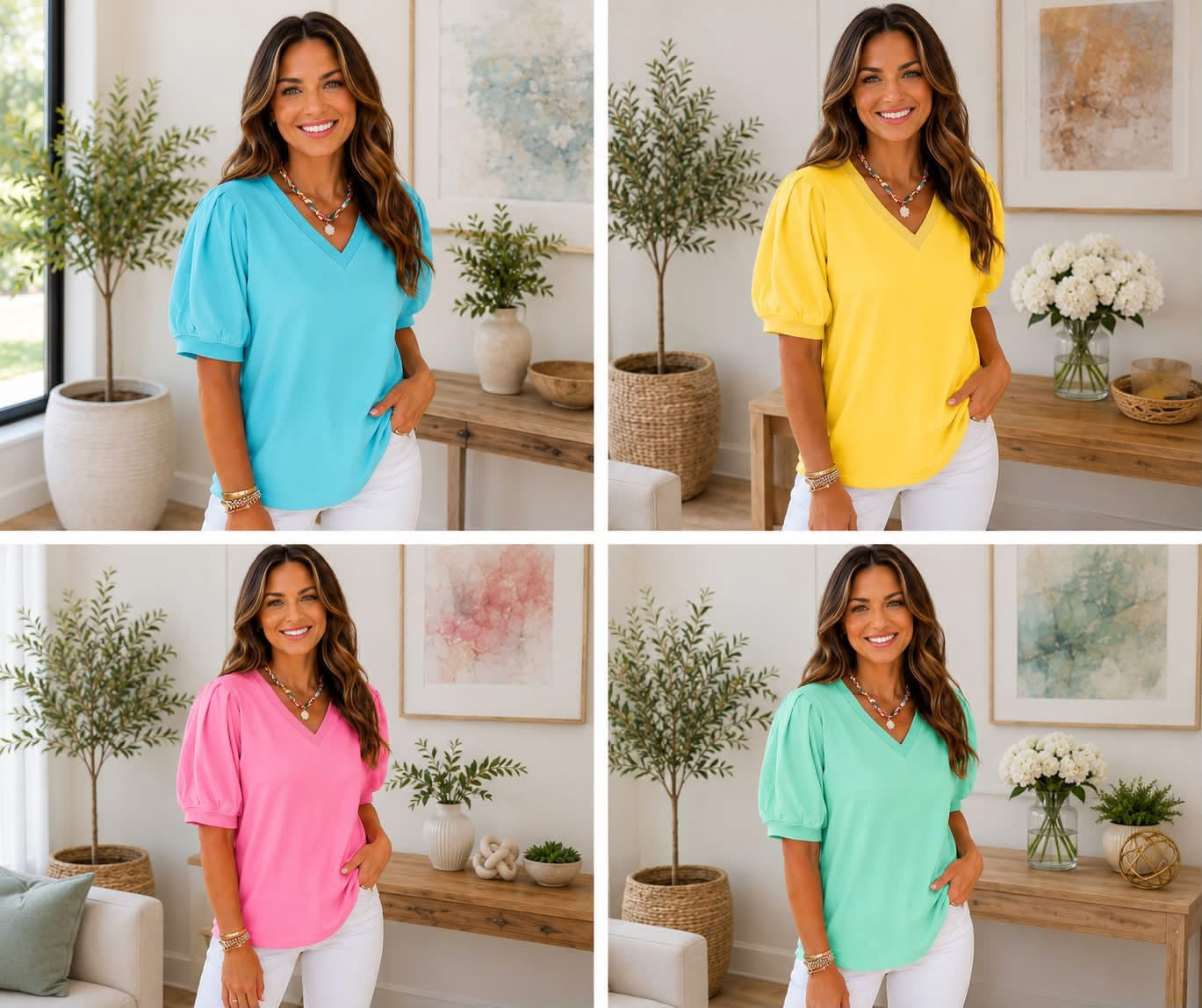 Puff Sleeve Blouse
