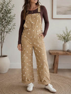 Polka Dot Barrel Overalls