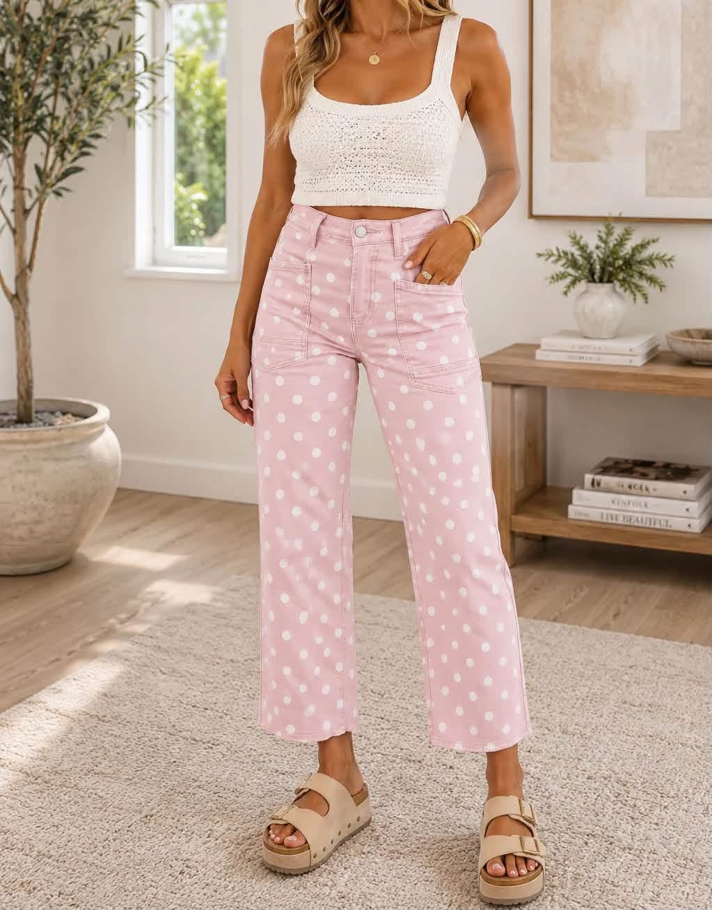 Polka Dot Jeans