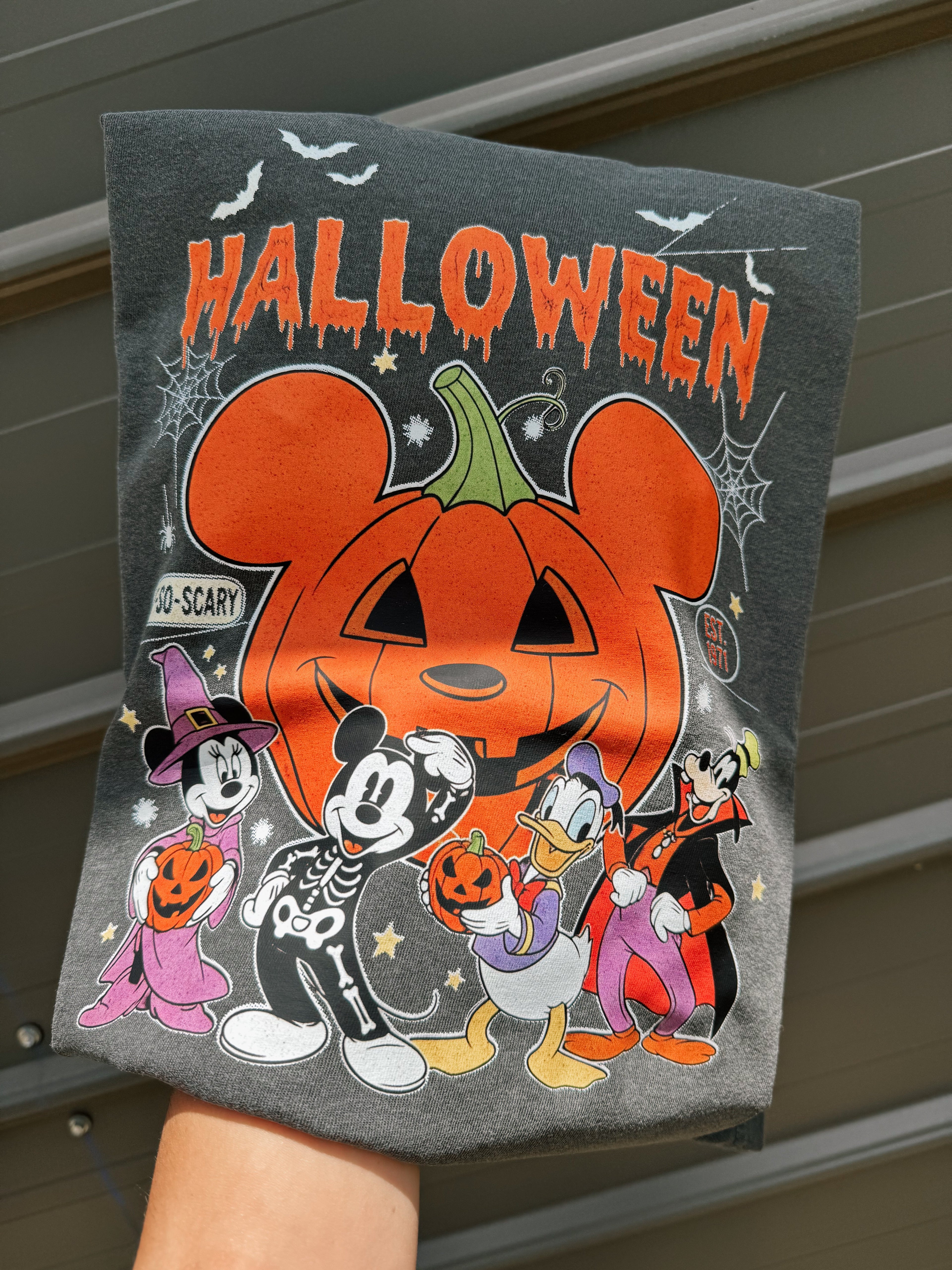 Halloween Character Graphic Tee | Vintage Pumpkin Halloween Shirt | Spooky Cartoon Tee