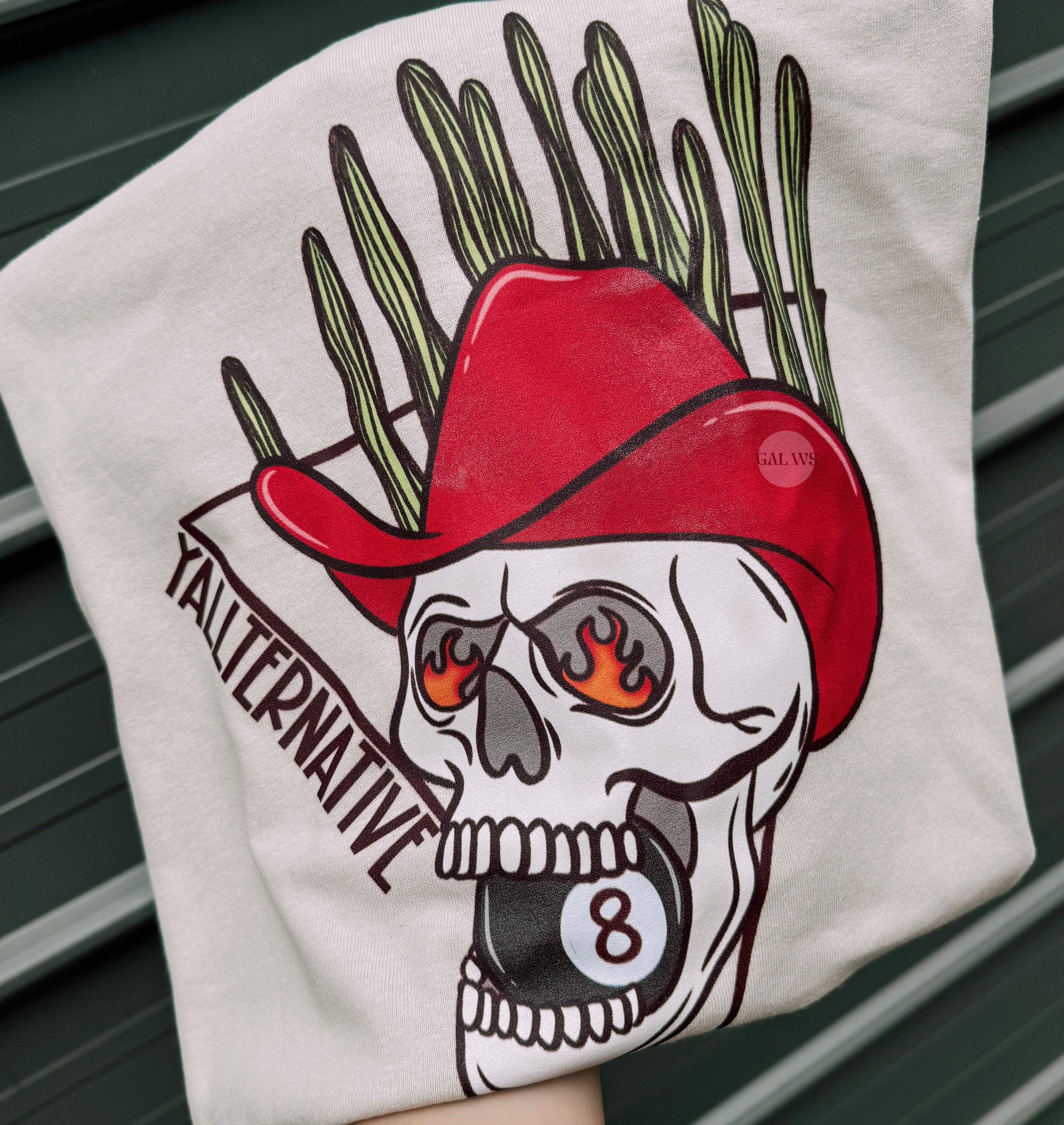 Yallternative skull tee or sweatshirt