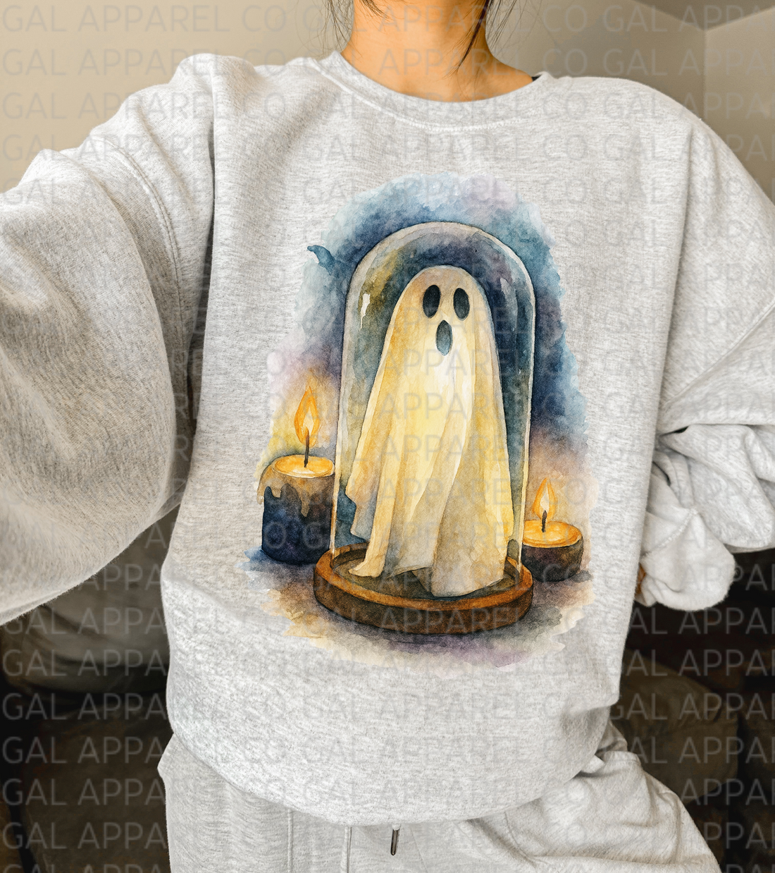 Candlelit ghost Spirit Dome Tee or Sweatshirt