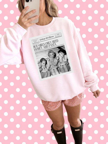 Hot Girls Need Money & Pasta Graphic