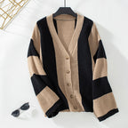 Halloween Contrasting Knitted Cardigan