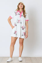 Preorder - Golf Cart Sequins Short Sleeve Dress