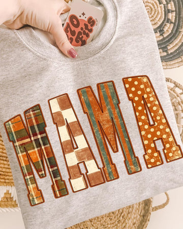 Colorful Thankful Lettering Brown Comfort Colors Tee