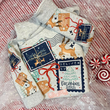 Santa Express Christmas Delivery Ash Gildan Hoodie