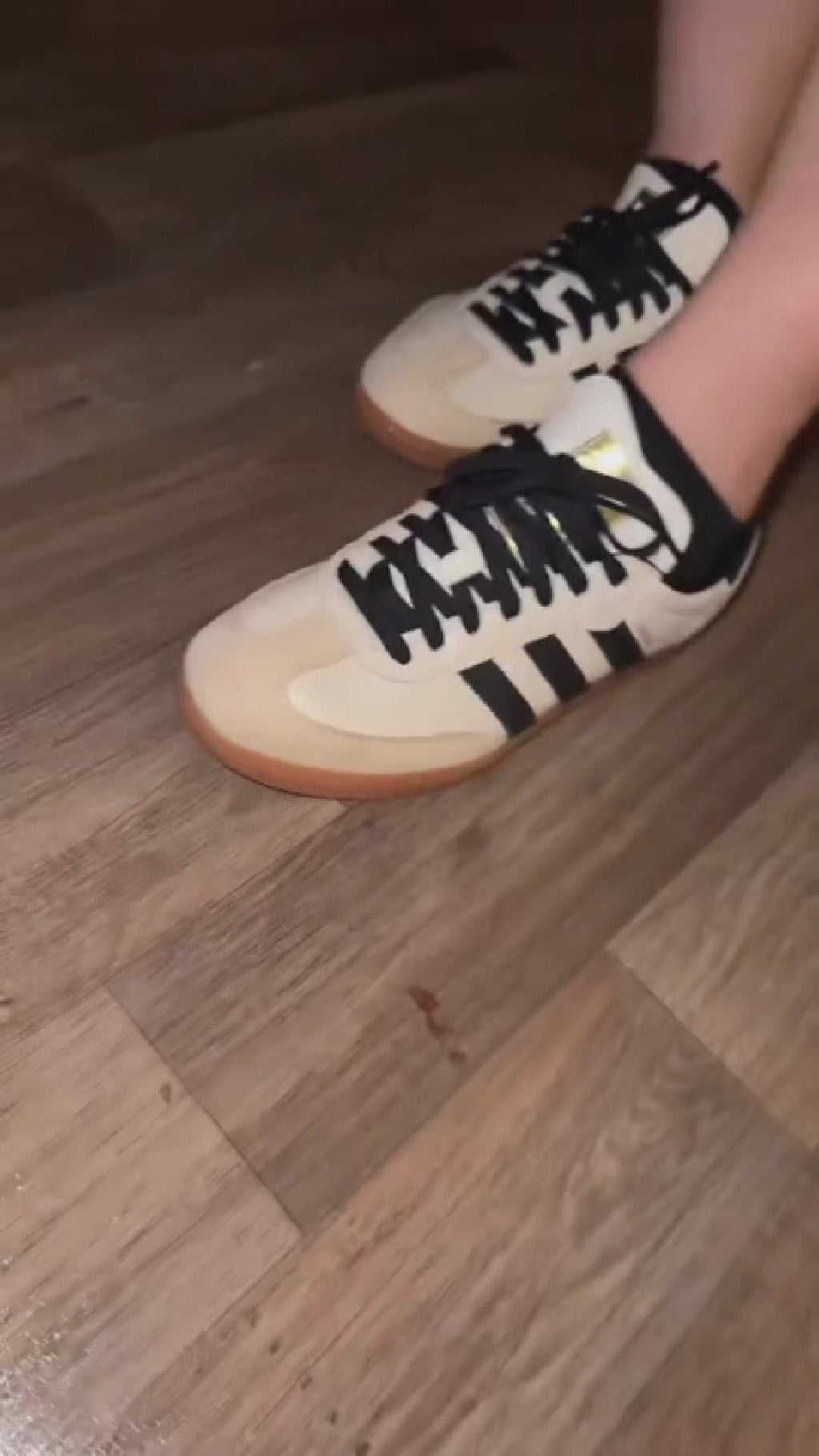 Adidas Sambas White / Brown Sole